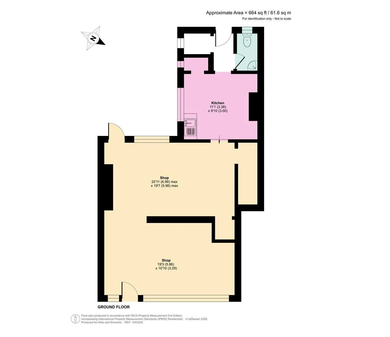 3 Station Parade, East Horsley à louer Plan d’étage– Image 1 sur 1