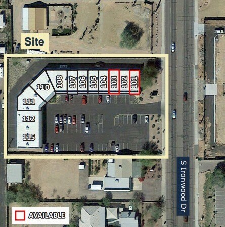 288/264 N Ironwood Dr, Apache Junction, AZ à louer - Plan de site – Image 3 sur 5