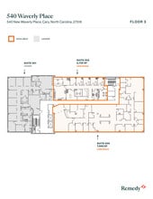 540 New Waverly Pl, Cary, NC à louer Plan d’étage– Image 1 sur 1