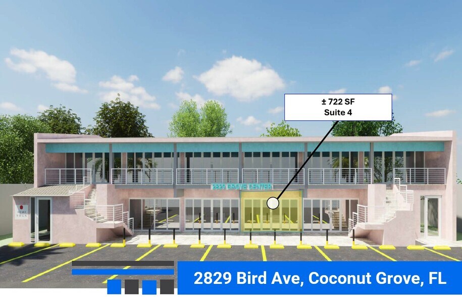 2829 Bird Ave, Miami, FL à louer - Photo de l’immeuble – Image 1 sur 4