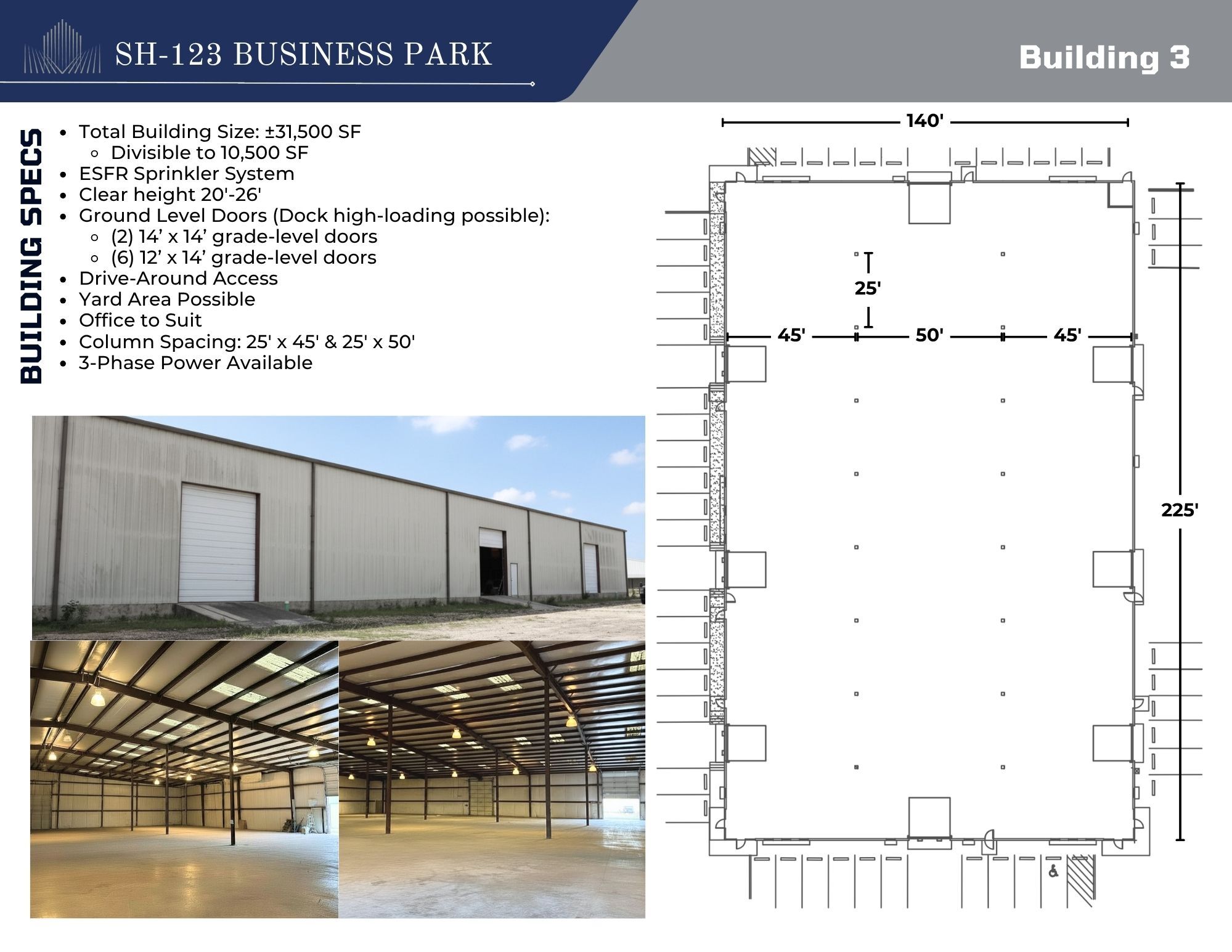 16115 SH-123, San Marcos, TX à louer Plan d’étage– Image 1 sur 4