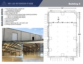 16115 SH-123, San Marcos, TX à louer Plan d’étage– Image 1 sur 4