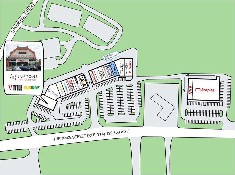 73-129 Turnpike St, North Andover, MA à louer - Plan de site – Image 2 sur 9