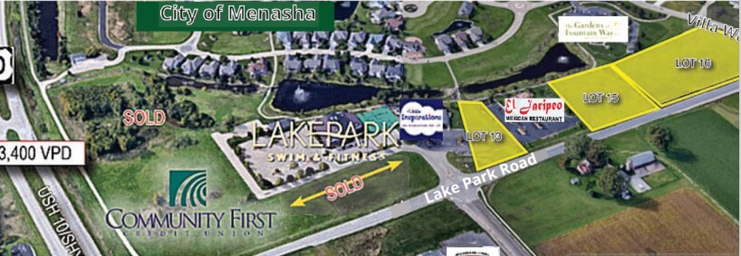 Lake Park Rd, Menasha, WI à vendre - Plan de site – Image 2 sur 2