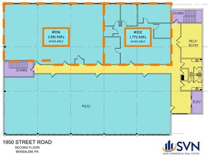 1950 Street Rd, Bensalem, PA à louer Plan d’étage– Image 1 sur 1