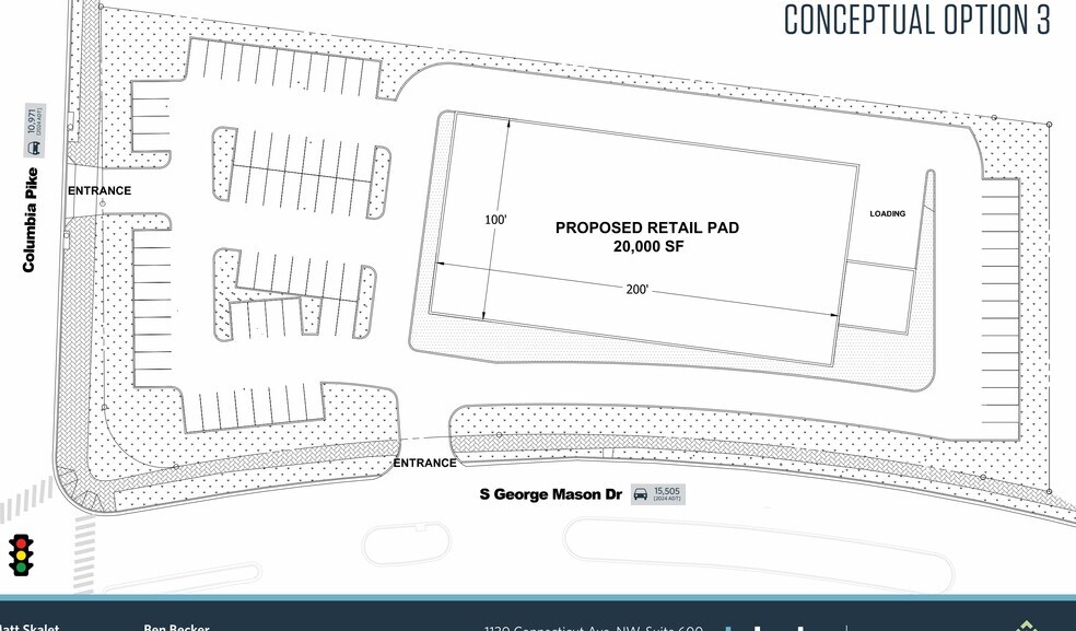 4110 Columbia Pike, Arlington, VA à louer - Plan de site – Image 3 sur 4
