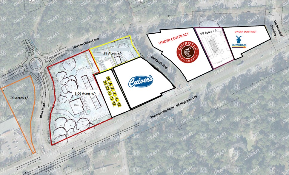 Thomasville Rd and Timberwolf Crossing, Tallahassee, FL à vendre - Photo de l’immeuble – Image 2 sur 6