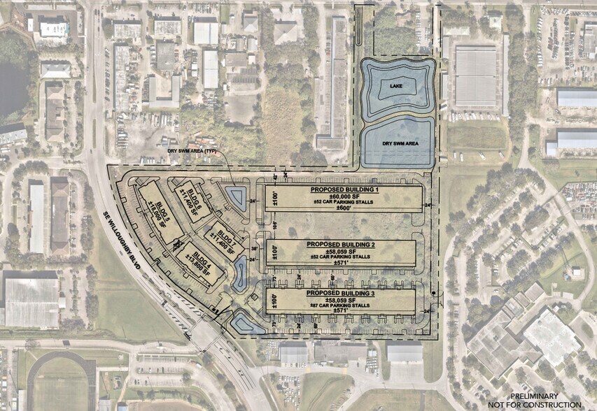 2601 SE Willoughby Blvd, Stuart, FL à louer - Plan de site – Image 2 sur 2