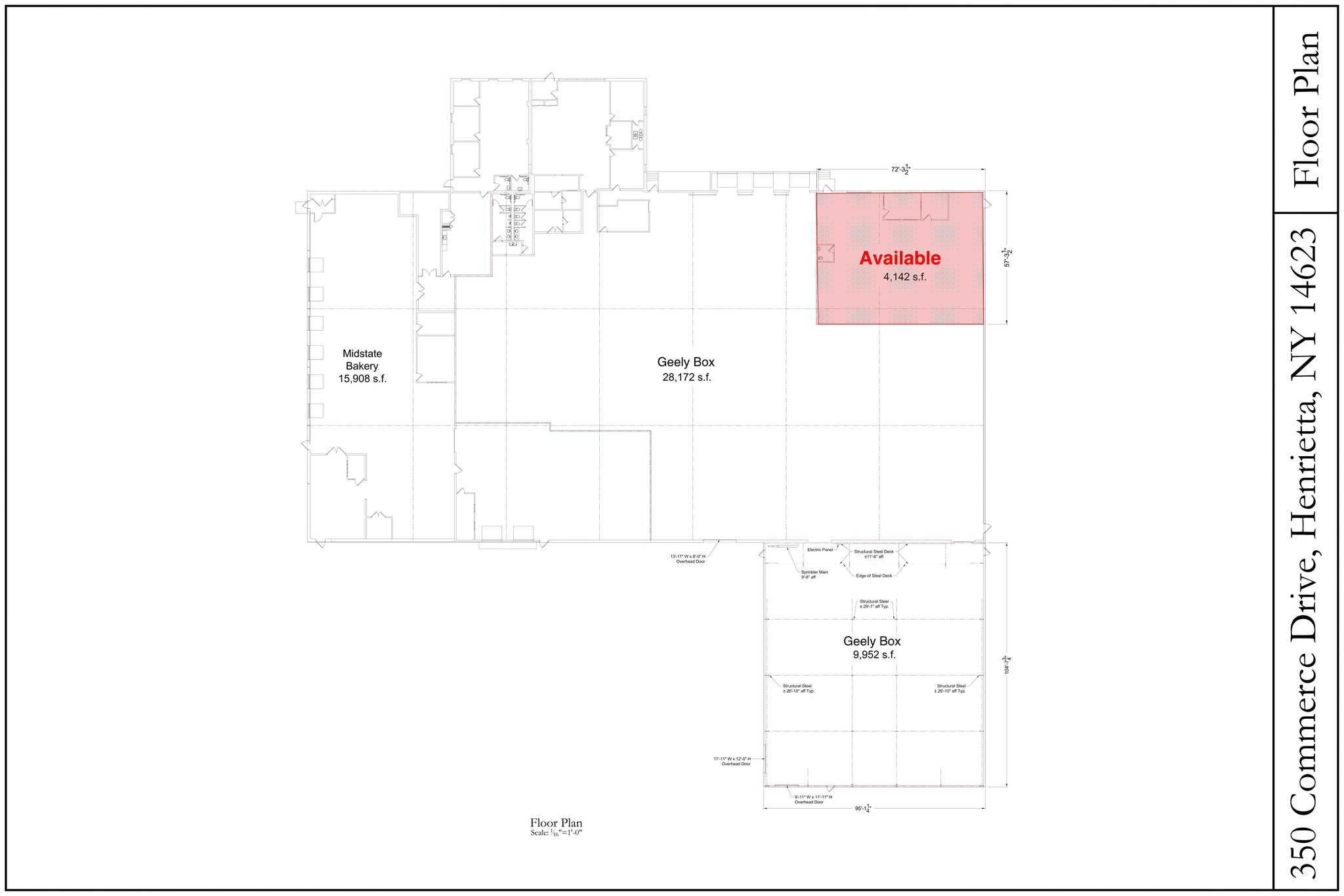 350 Commerce Dr, Rochester, NY à louer Plan de site– Image 1 sur 6