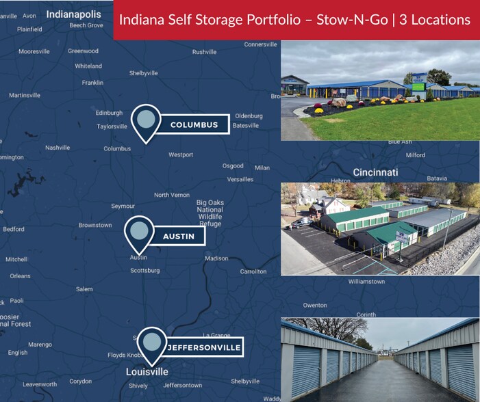 3 Property Self Storage Portfolio- Stow portefeuille de 3 biens à vendre sur LoopNet.fr - Photo de l’immeuble – Image 1 sur 5
