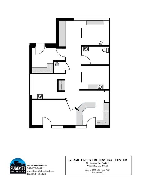 301 Alamo Dr, Vacaville, CA à louer - Plan d’étage – Image 2 sur 3