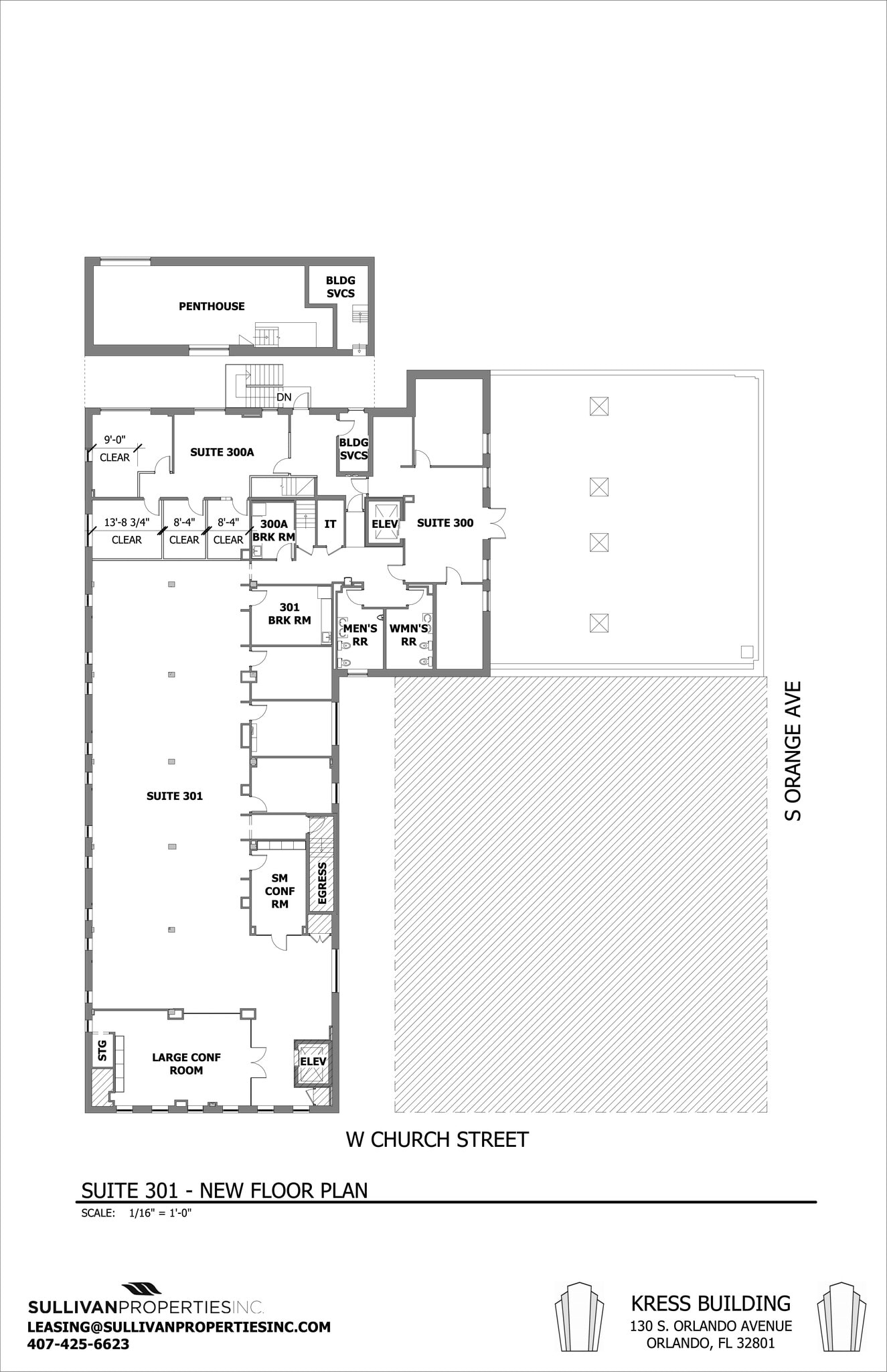 15 W Church St, Orlando, FL à louer Plan de site– Image 1 sur 12