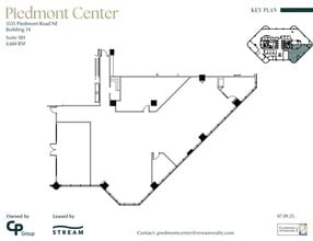 3495 Piedmont Rd NE, Atlanta, GA à louer Plan d’étage– Image 1 sur 1