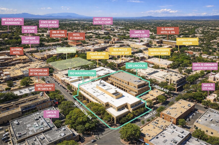 150 Washington Ave, Santa Fe, NM à louer - Photo de l’immeuble – Image 2 sur 16