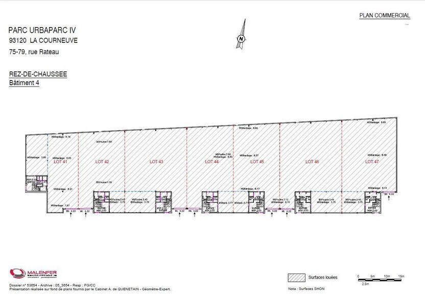 75 Rue Rateau, La Courneuve à louer - Plan d’étage – Image 3 sur 4