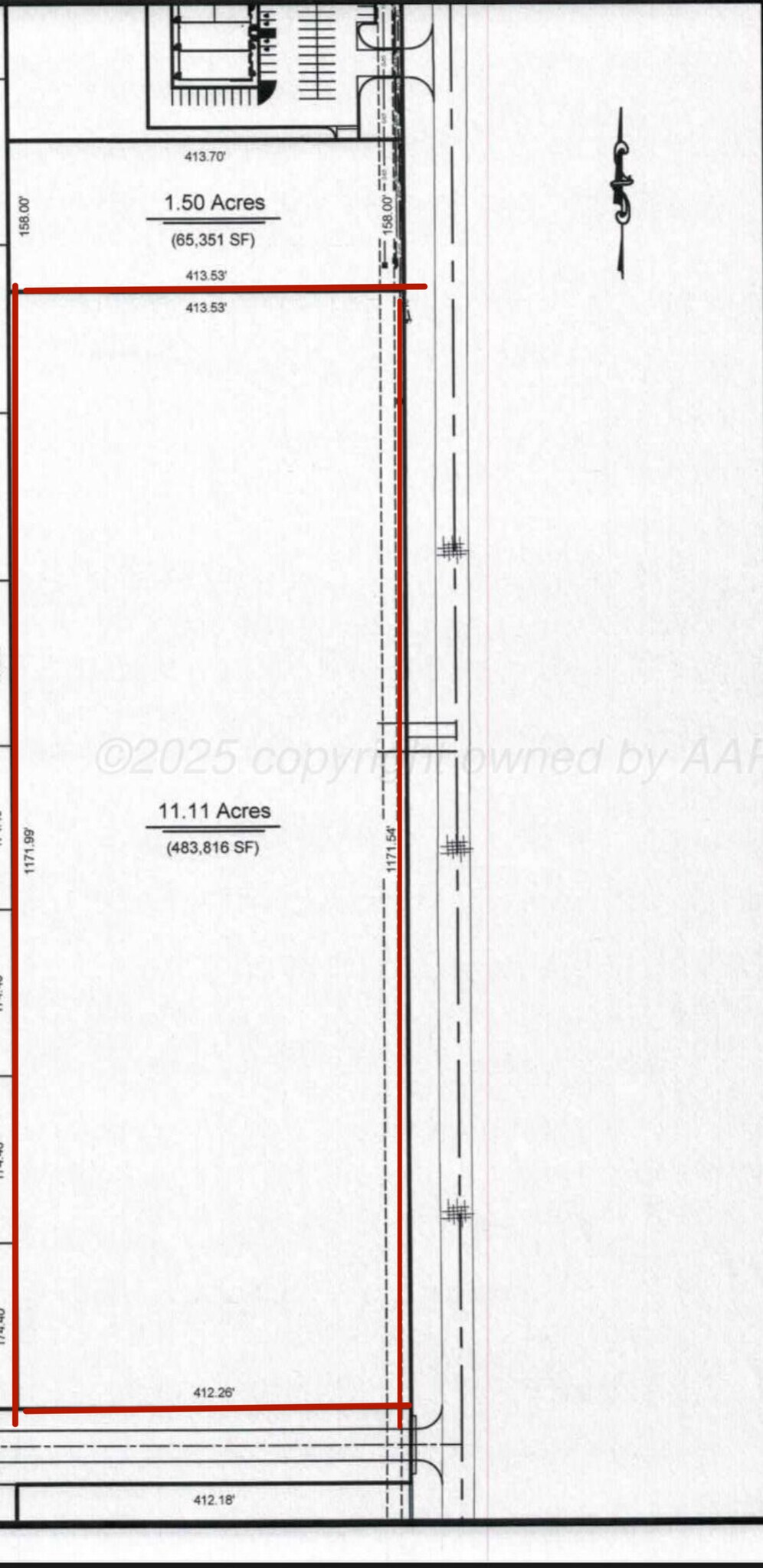 11040 FM 2590, Amarillo, TX à vendre Plan cadastral– Image 1 sur 2