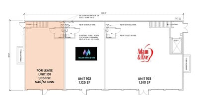 1331 E Colfax Ave, Denver, CO à louer Plan d’étage– Image 1 sur 1