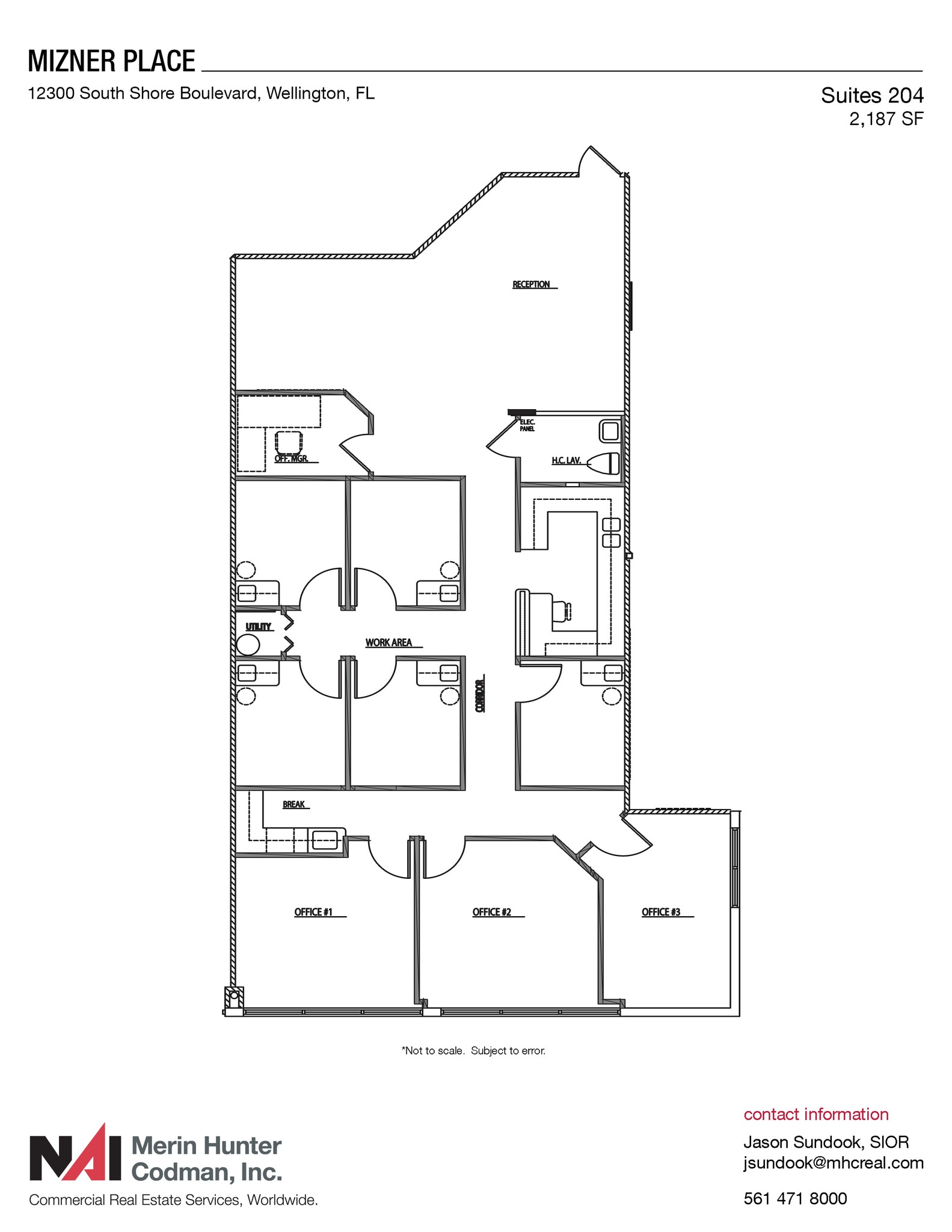 12300 S Shore Blvd, Wellington, FL à louer Plan d’étage– Image 1 sur 2