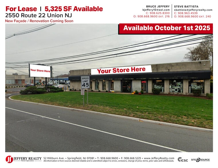 2550 US Highway 22 E, Union Township, NJ à louer - Photo de l’immeuble – Image 1 sur 4