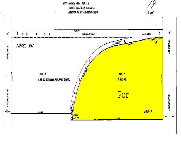 1900 E Warner Ave, Santa Ana, CA à louer - Plan cadastral – Image 3 sur 6