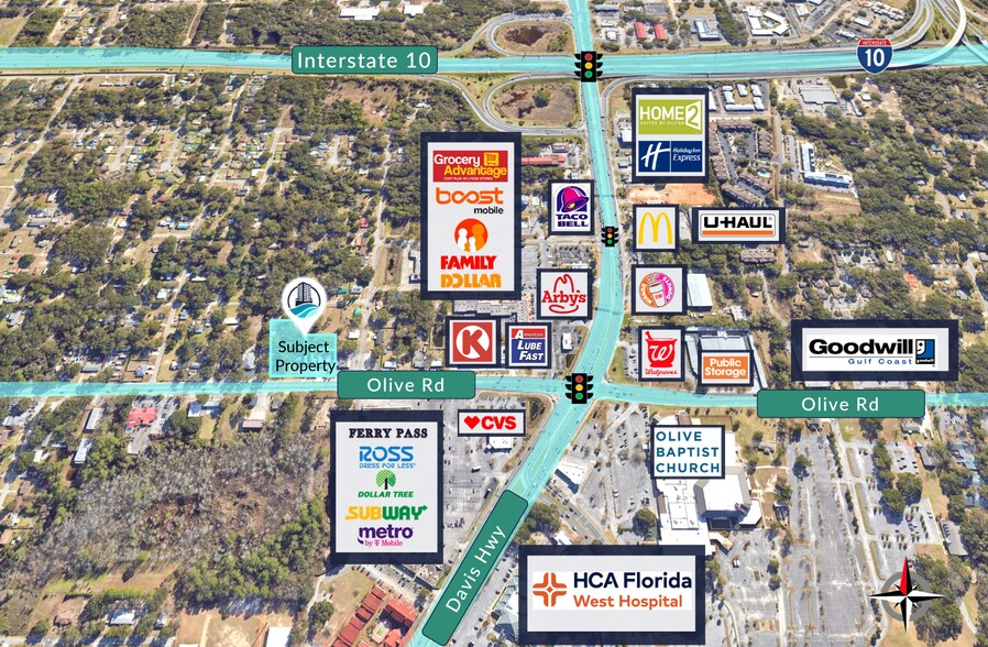 2171 Olive Rd, Pensacola, FL à vendre - Photo de l’immeuble – Image 3 sur 10