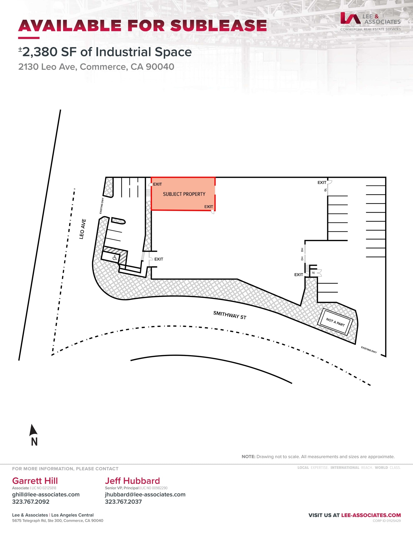 2130 Leo Ave, Commerce, CA à louer Plan de site– Image 1 sur 2