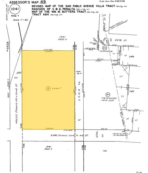 5400 Hollis St, Emeryville, CA à louer - Plan cadastral – Image 2 sur 10