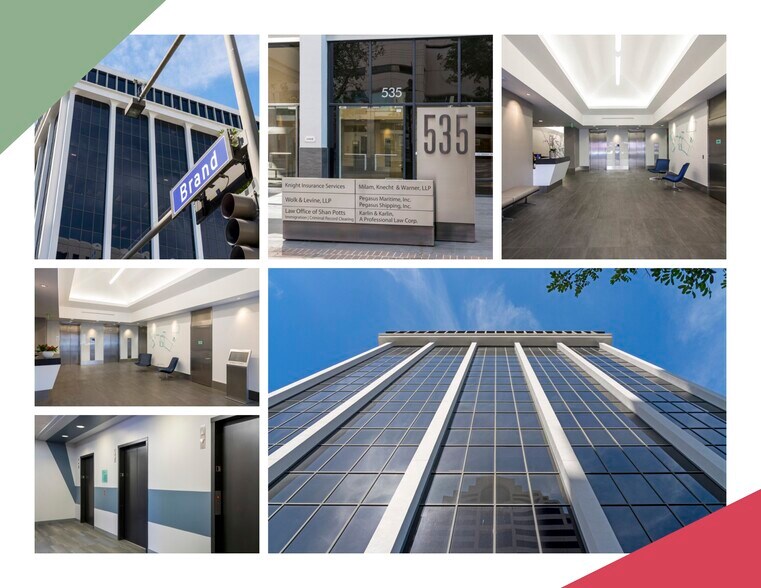 535 N Brand Blvd, Glendale, CA à louer - Photo de l’immeuble – Image 3 sur 3