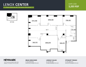 3355 Lenox Rd NE, Atlanta, GA à louer Plan d’étage– Image 1 sur 1