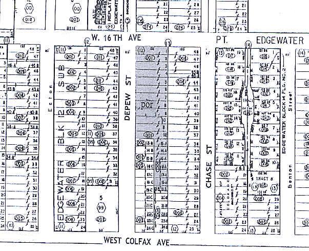 1550 Depew St, Lakewood, CO à vendre - Plan cadastral – Image 2 sur 3