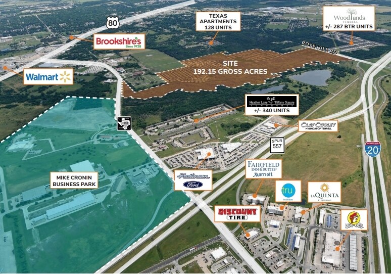 NEQ I-20 & Rose Hill Rd, Terrell, TX à vendre - Photo de l’immeuble – Image 1 sur 3