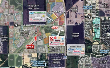 Peek Rd & Elyson Falls Dr, Katy, TX - VUE AÉRIENNE  vue de carte - Image1