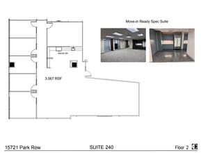 15721 Park Row, Houston, TX à louer Plan d’étage– Image 1 sur 1