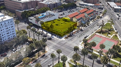 2706 Wilshire Blvd, Los Angeles, CA - Vue aérienne vue de carte