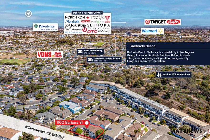 1100 Barbara St, Redondo Beach, CA à vendre - Photo de l’immeuble – Image 3 sur 4