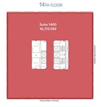 250 E Wisconsin Ave, Milwaukee, WI à louer Plan d’étage– Image 1 sur 1