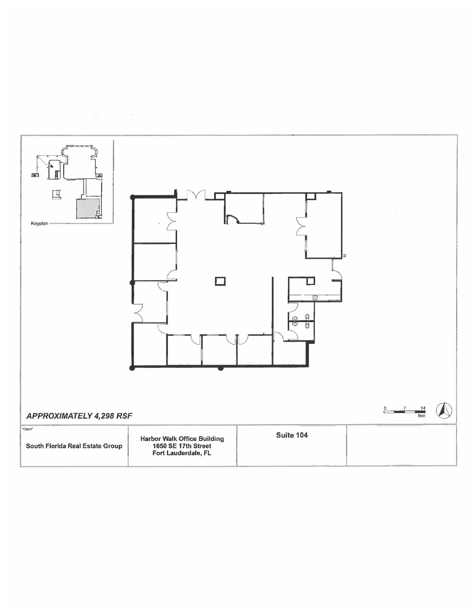 1650 SE 17th St, Fort Lauderdale, FL à louer Plan de site– Image 1 sur 1