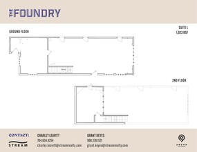 619 S Cedar St, Charlotte, NC à louer Plan d’étage– Image 1 sur 1