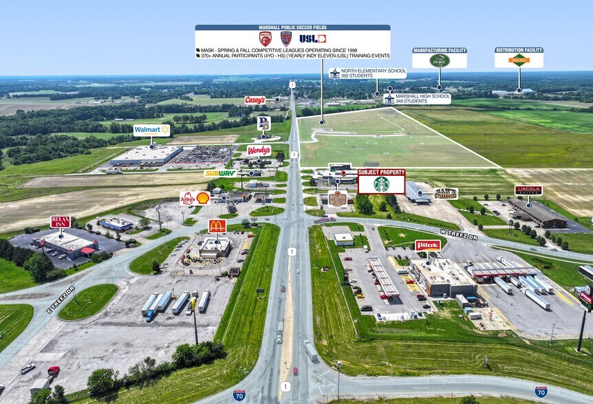 1802 Illinois 1, Marshall, IL à vendre - Aérien – Image 3 sur 5