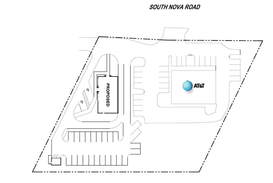 3798 S Nova Rd, Port Orange, FL à louer - Plan de site – Image 3 sur 10