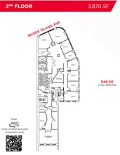1710 Rhode Island Ave NW, Washington, DC à louer Plan d’étage– Image 1 sur 1