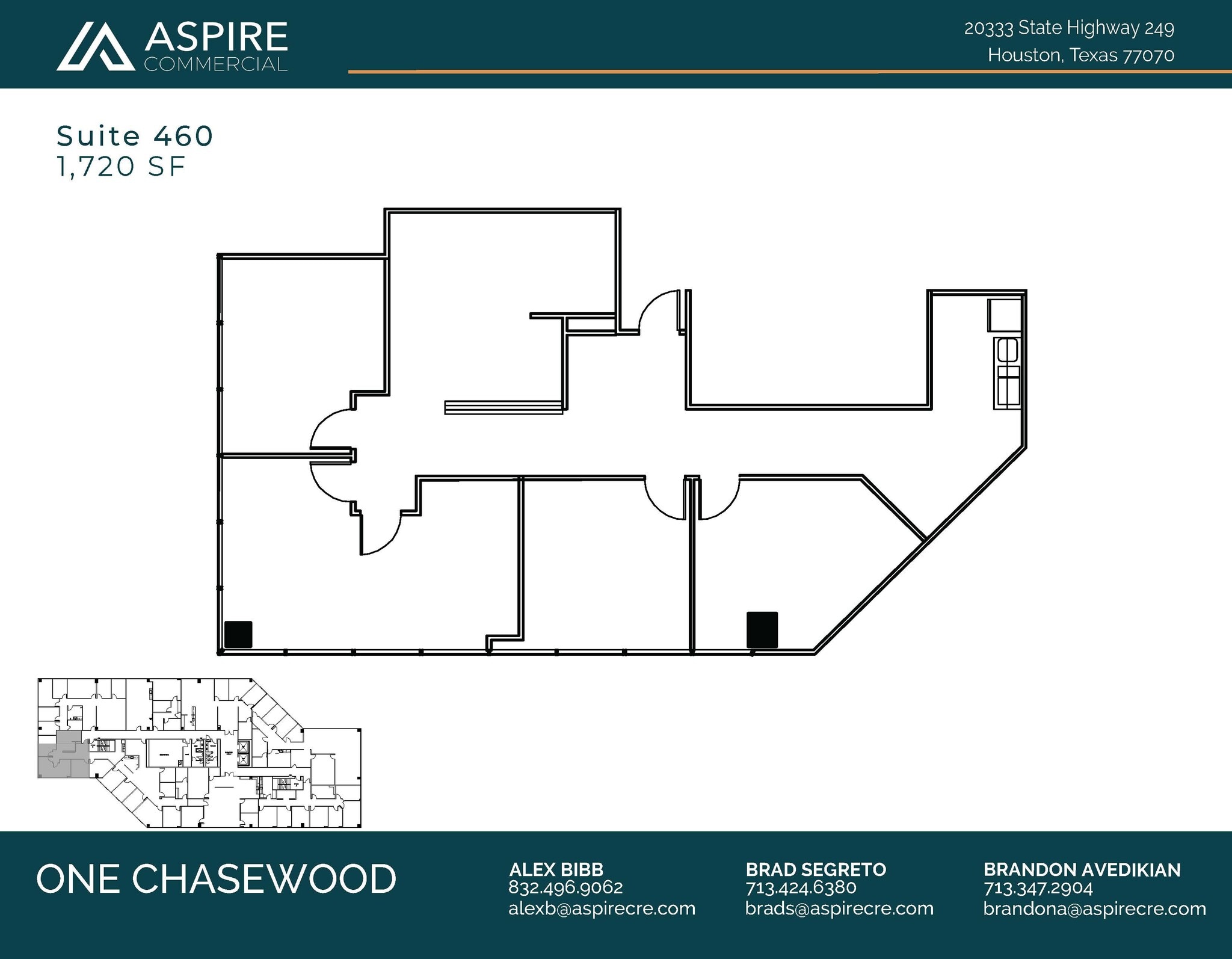 20333 State Highway 249, Houston, TX à louer Plan d’étage– Image 1 sur 1