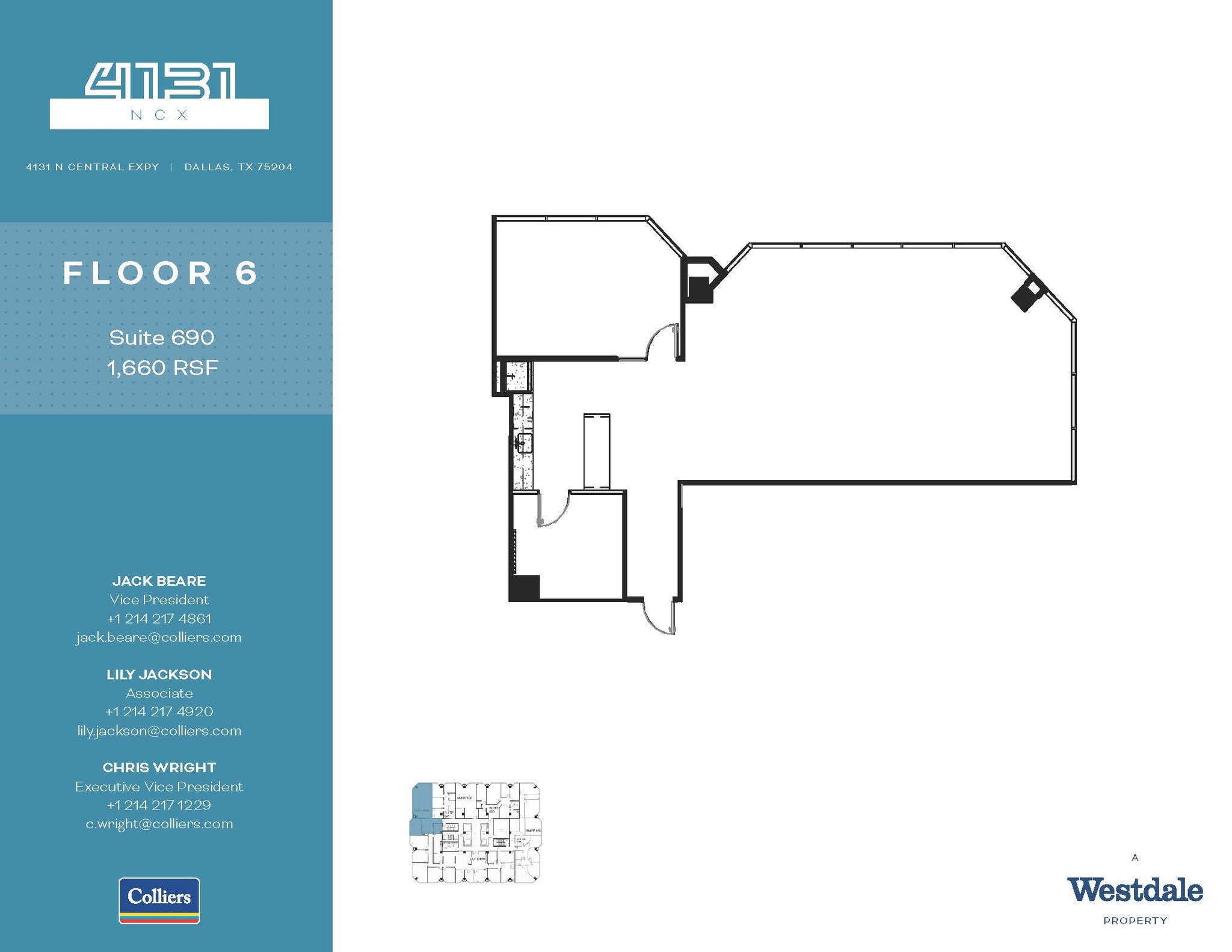 4131 N central Expy, Dallas, TX à louer Plan d’étage– Image 1 sur 1