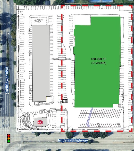 9525 Imperial Hwy, Downey, CA à louer - Photo de l’immeuble – Image 2 sur 2