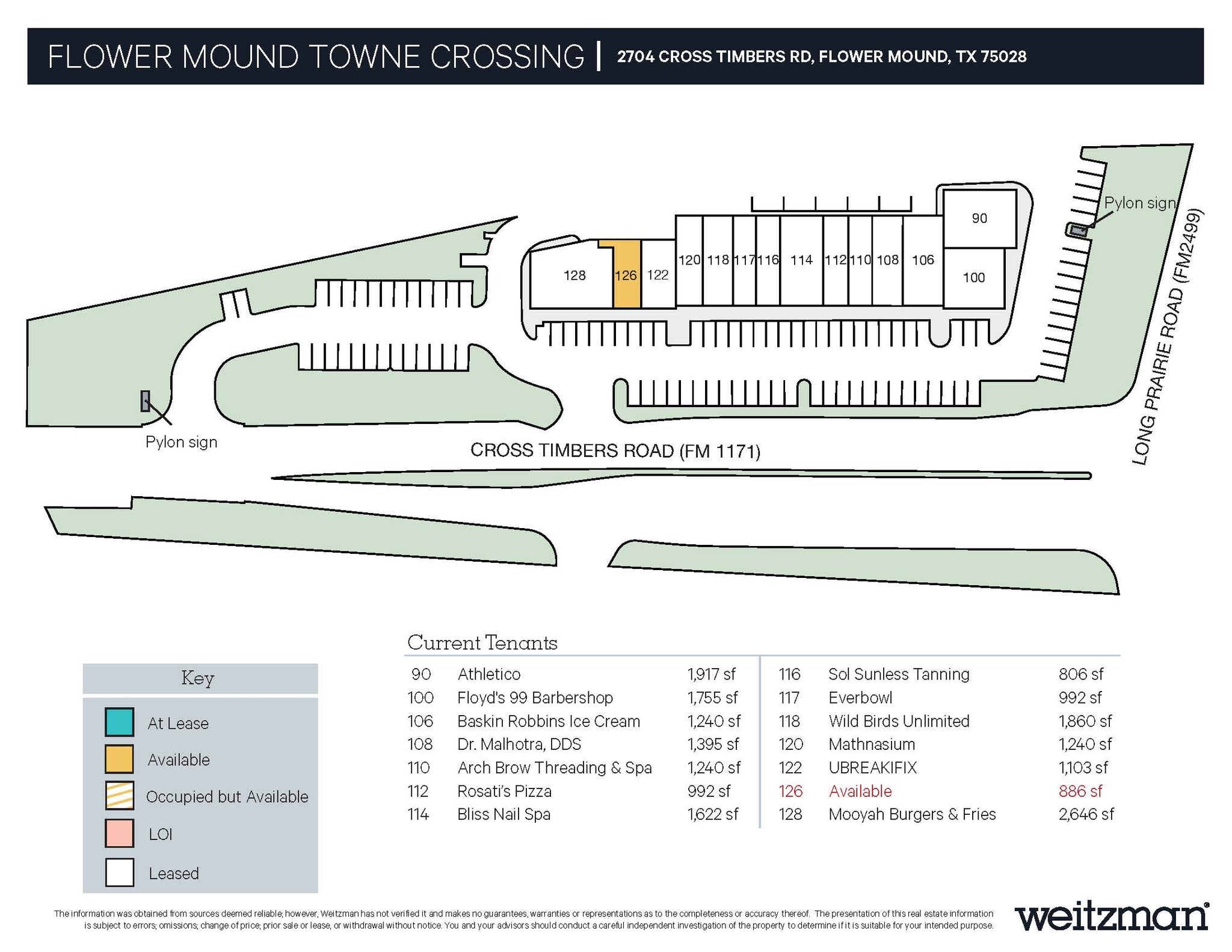 2704 Cross Timbers Rd, Flower Mound, TX à louer Plan de site– Image 1 sur 1
