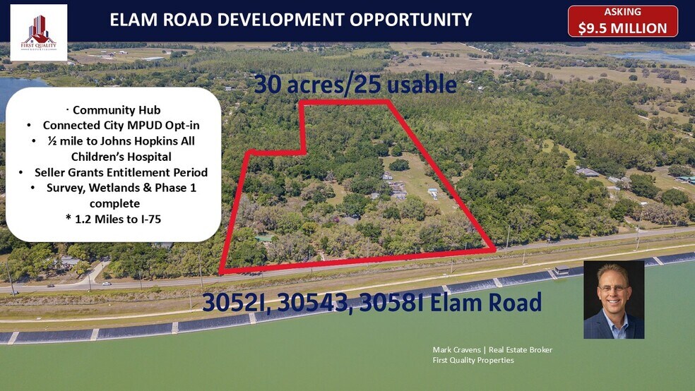 30521 Elam Rd, Wesley Chapel, FL à vendre - Aérien – Image 3 sur 12