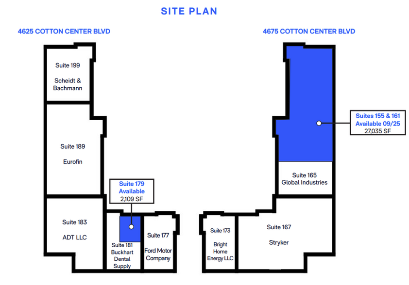 4675 E Cotton Commerce Blvd, Phoenix, AZ à louer - Plan de site – Image 3 sur 4