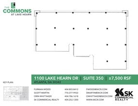 1150 Lake Hearn Dr NE, Atlanta, GA à louer Plan de site– Image 1 sur 1