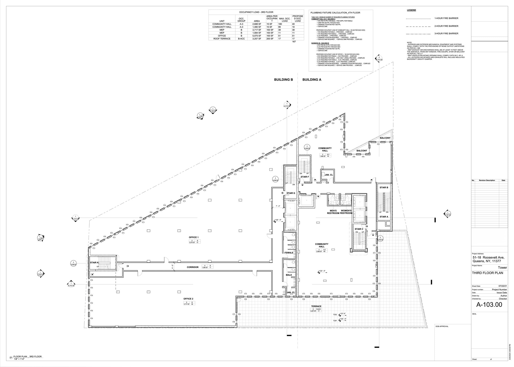 5102 Roosevelt Ave, Woodside, NY à louer Plan de site– Image 1 sur 1