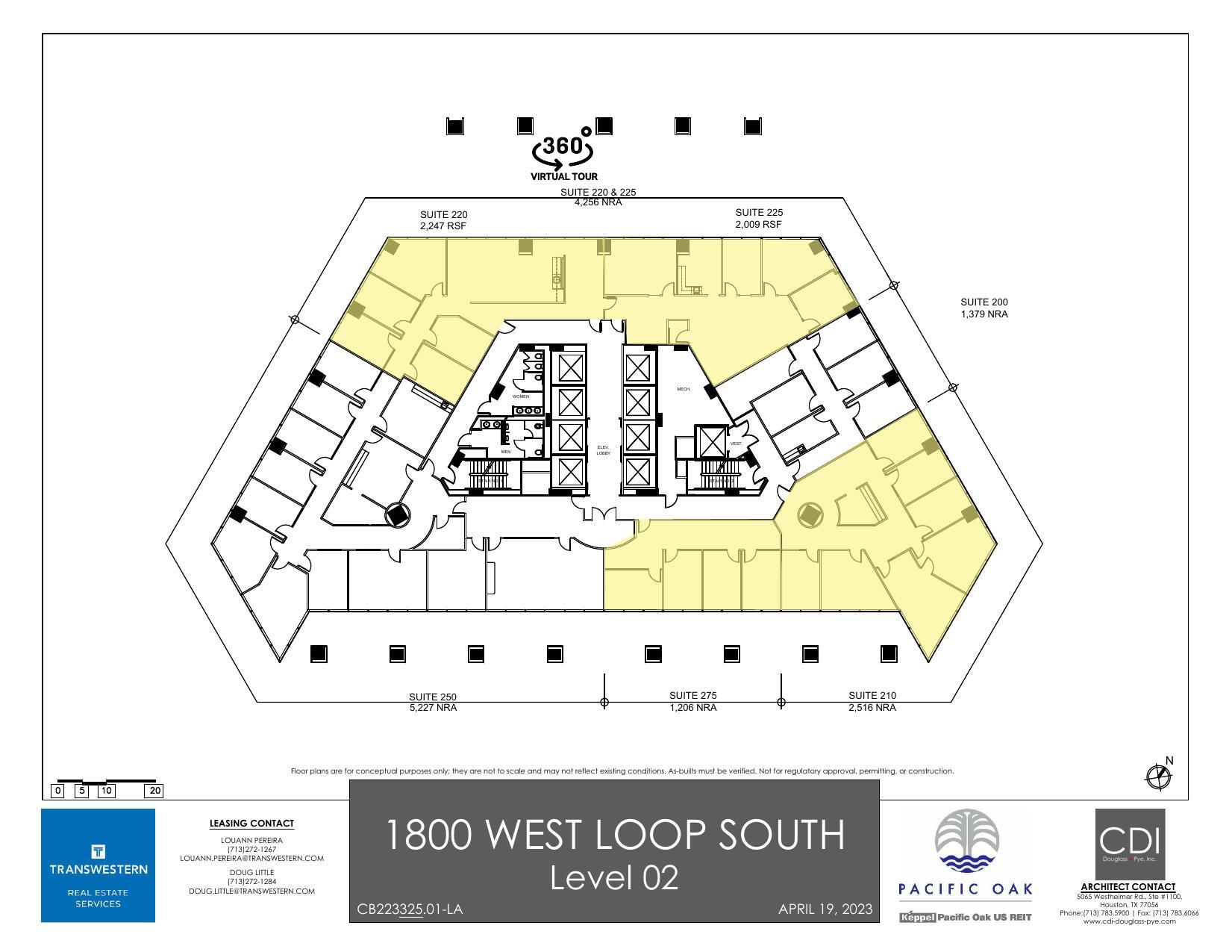 1800 West Loop S, Houston, TX à louer Plan d’étage– Image 1 sur 1